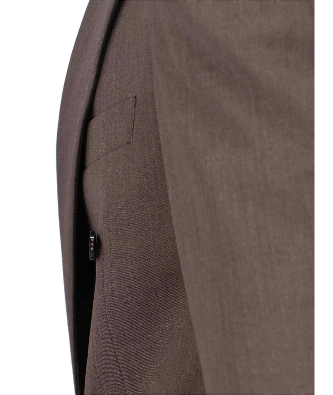 TONYWACK Коричневый полиэстеровый пиджак, фото 3