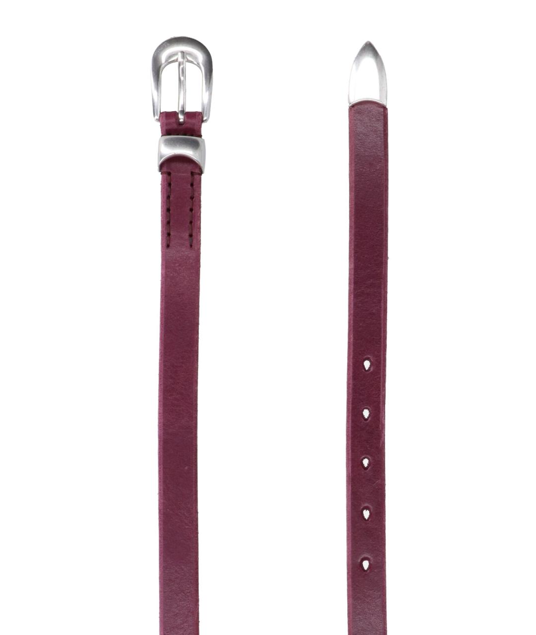 OUR LEGACY Фиолетовый кожаный ремень, фото 2