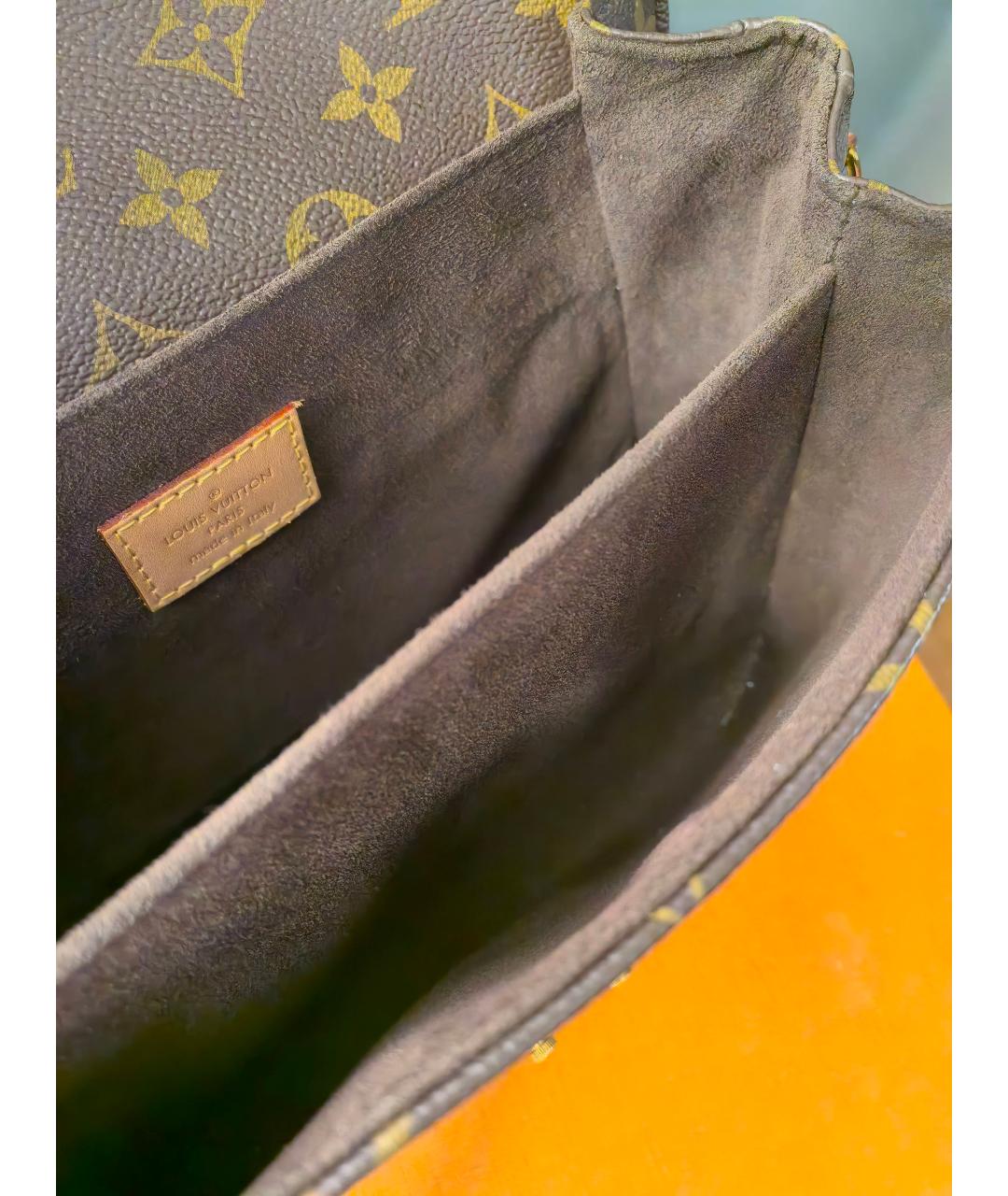 LOUIS VUITTON Коричневая сумка через плечо, фото 4