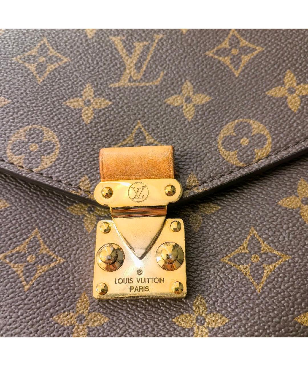 LOUIS VUITTON Коричневая сумка через плечо, фото 6