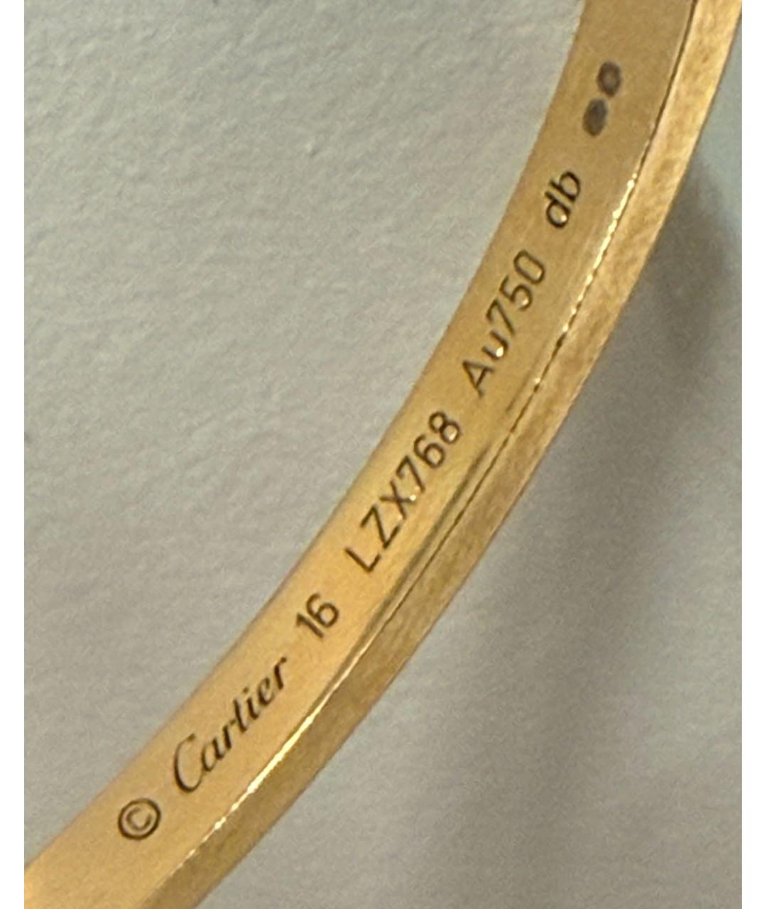 CARTIER Золотой браслет из желтого золота, фото 3