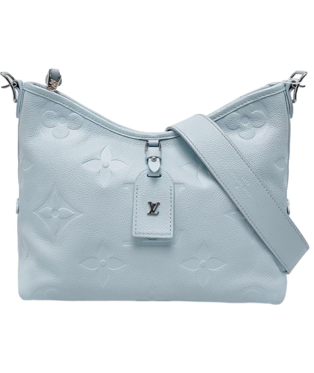 LOUIS VUITTON Голубая кожаная сумка через плечо, фото 1