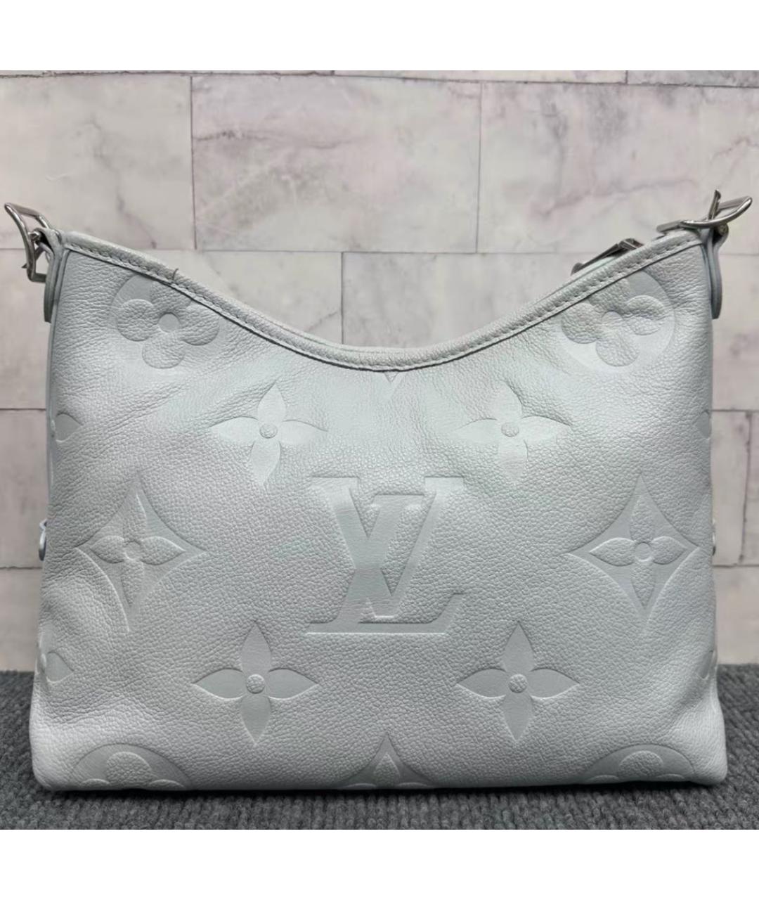 LOUIS VUITTON Голубая кожаная сумка через плечо, фото 2