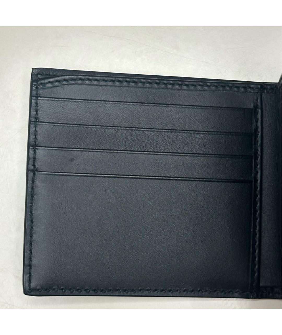 GUCCI Черный кожаный кошелек, фото 4