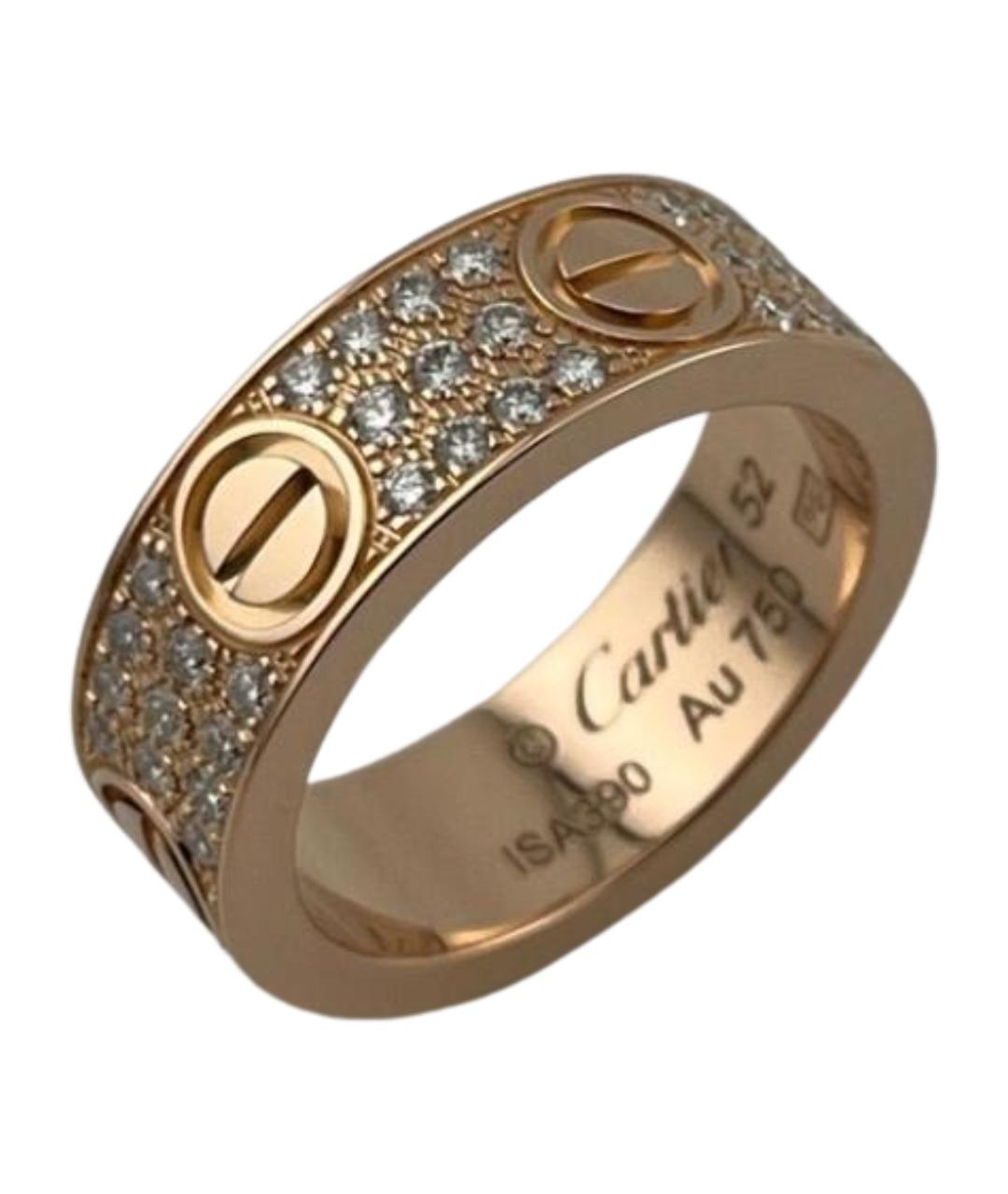 CARTIER Золотое кольцо из розового золота, фото 1