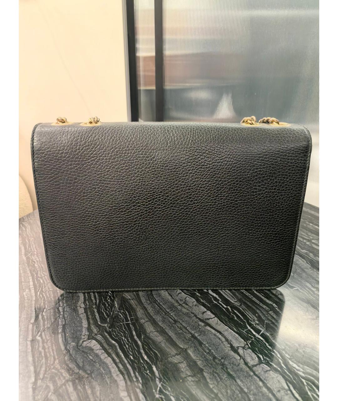 GUCCI Черная кожаная сумка через плечо, фото 3