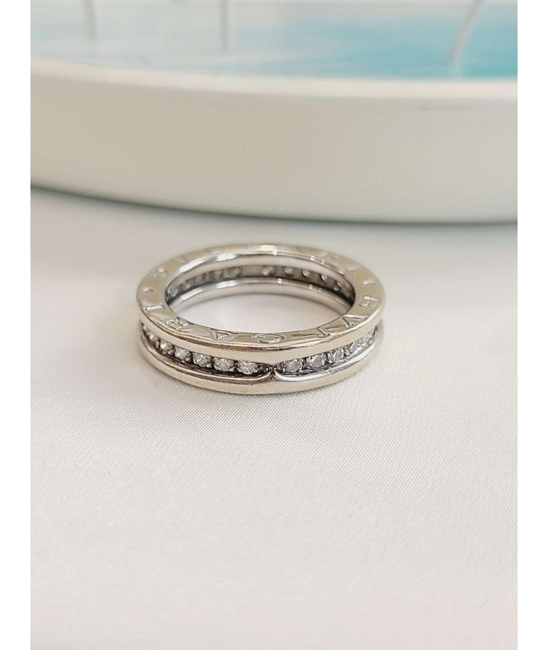 BVLGARI Серебряное кольцо из белого золота, фото 4