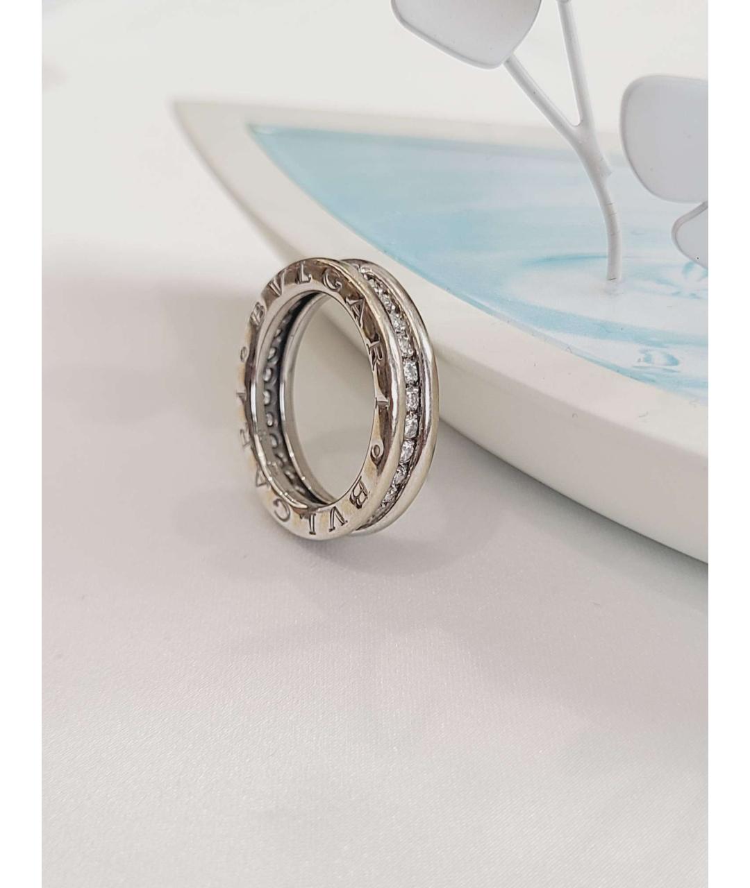BVLGARI Серебряное кольцо из белого золота, фото 5