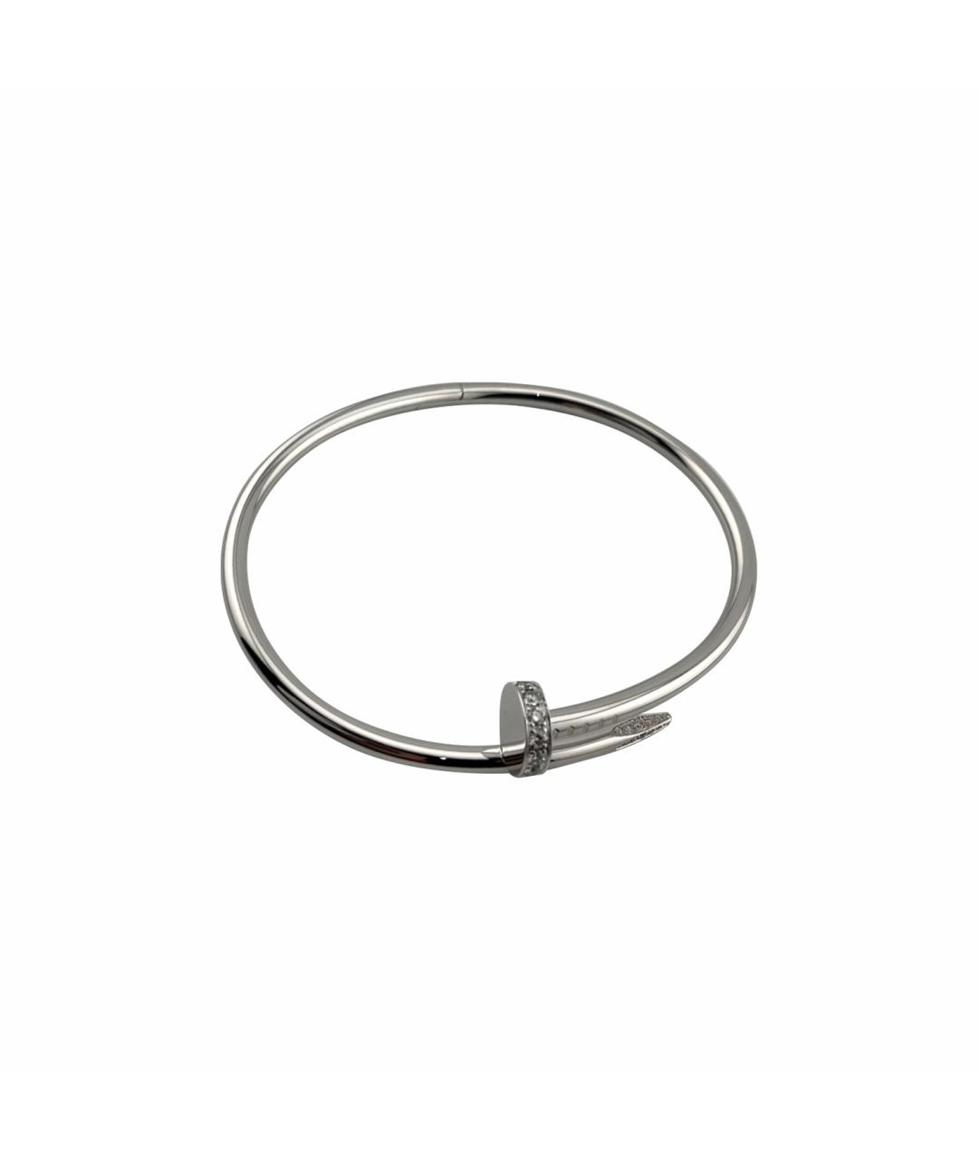 CARTIER Серебрянный браслет из белого золота, фото 1