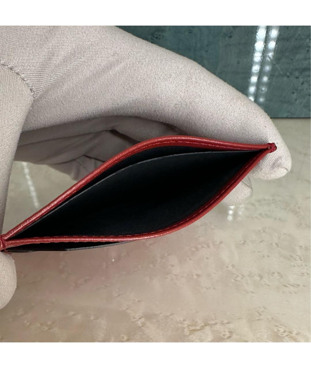 MONTBLANC Красный кожаный кардхолдер, фото 5