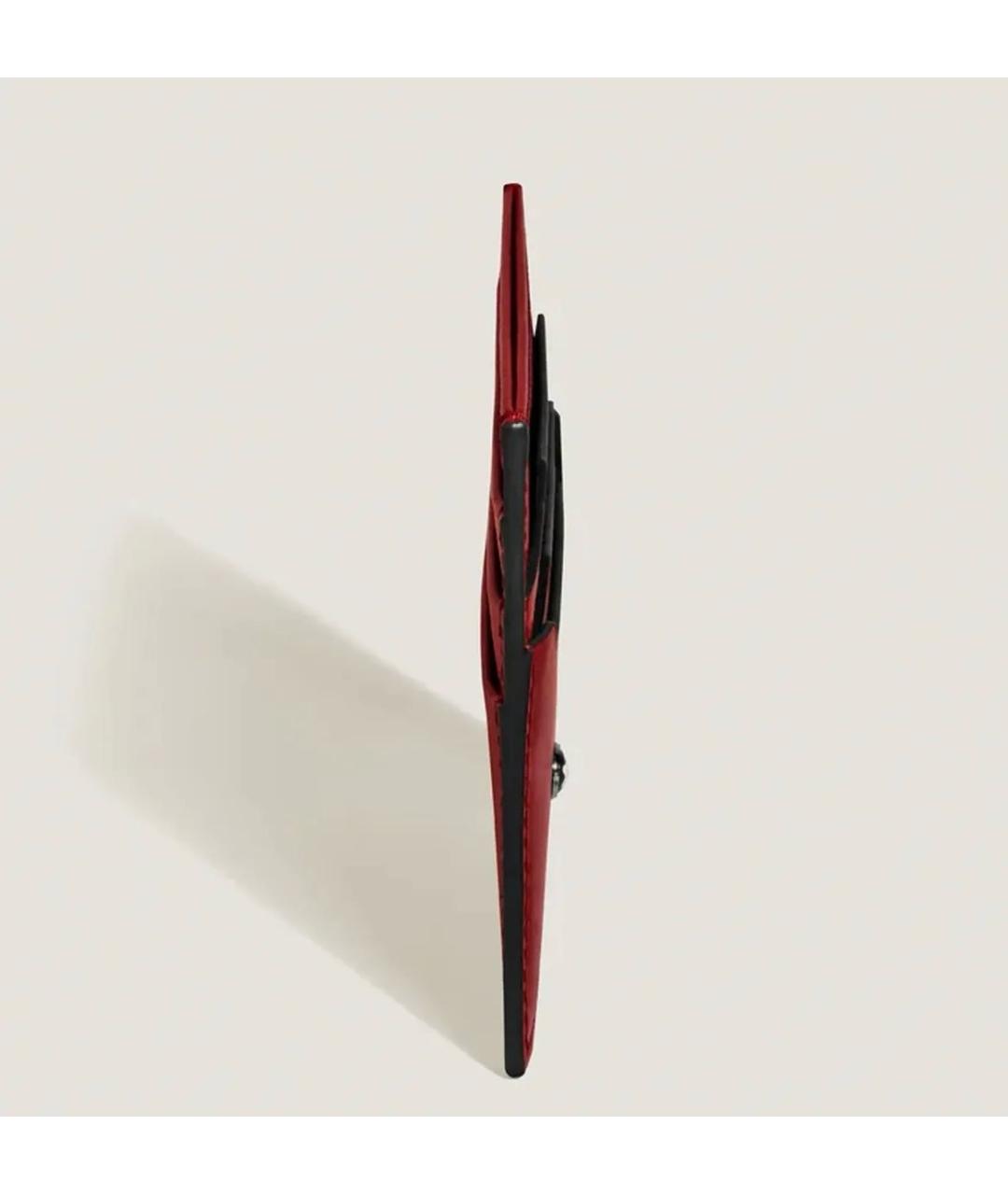 MONTBLANC Красный кожаный кардхолдер, фото 3