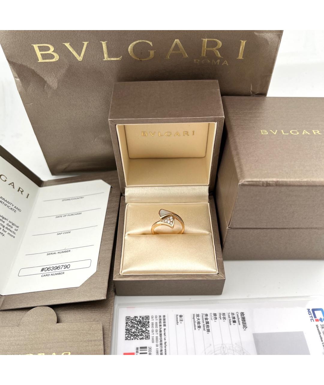 BVLGARI Золотое кольцо из розового золота, фото 2