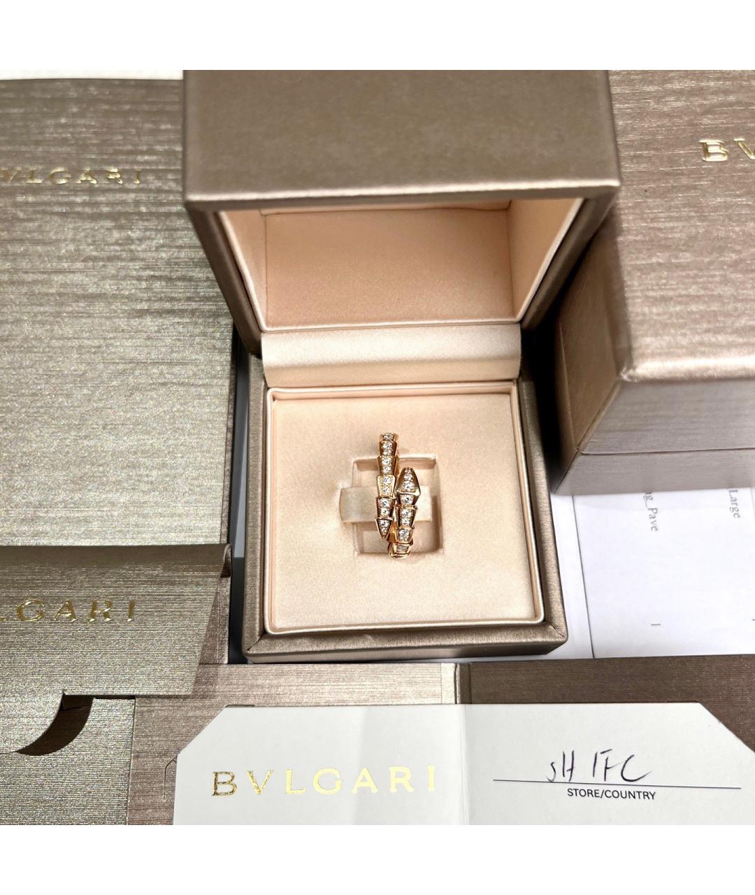 BVLGARI Золотое кольцо из розового золота, фото 2