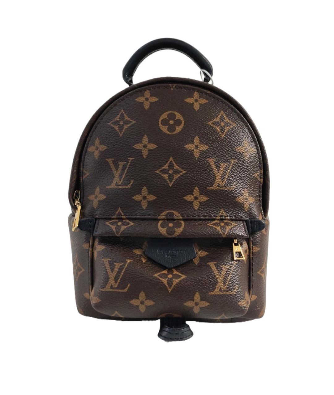LOUIS VUITTON Коричневый кожаный рюкзак, фото 1