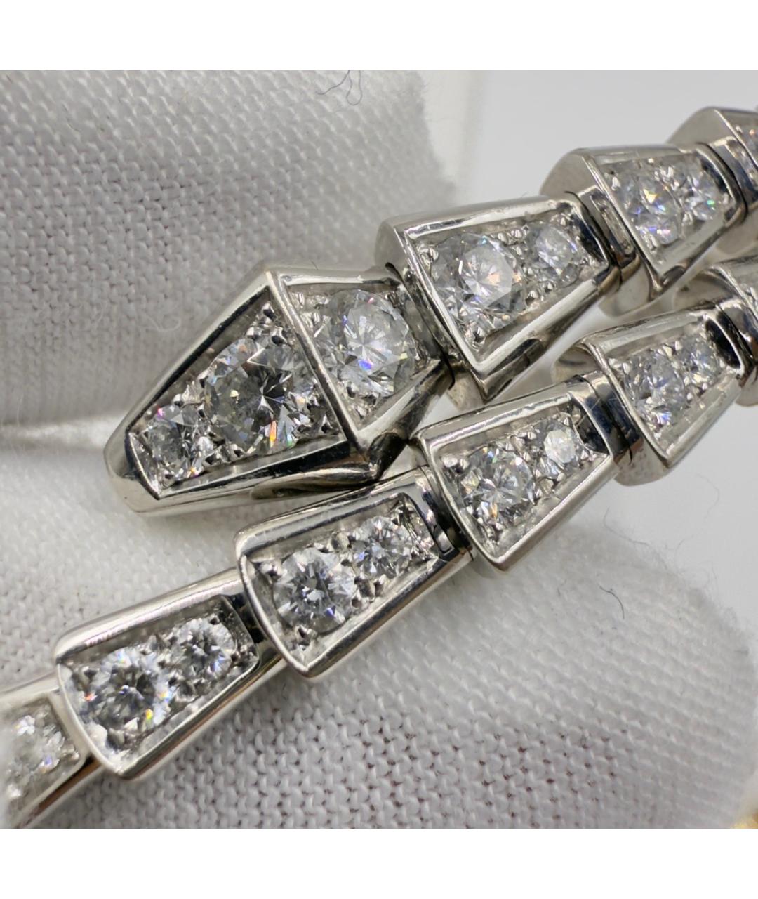 BVLGARI Серебрянный браслет из белого золота, фото 4