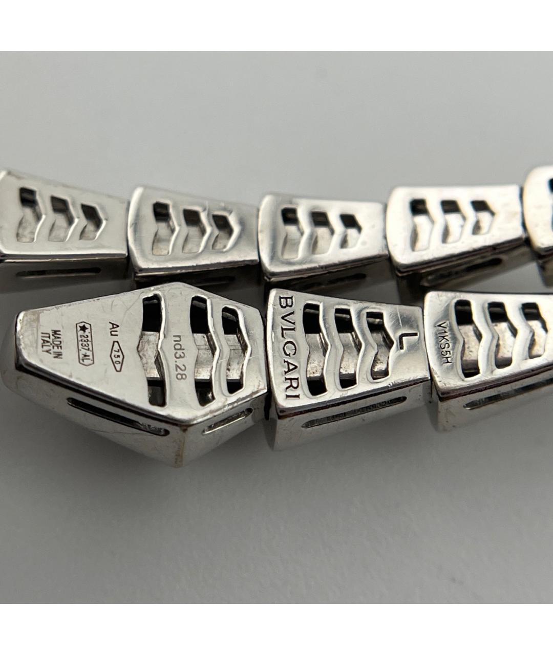 BVLGARI Серебрянный браслет из белого золота, фото 7