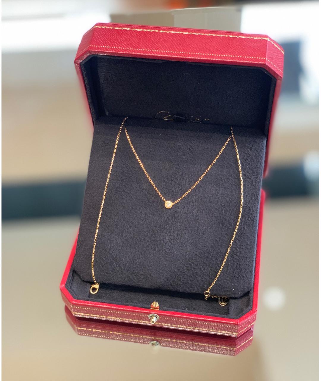 CARTIER Золотое колье из розового золота, фото 2