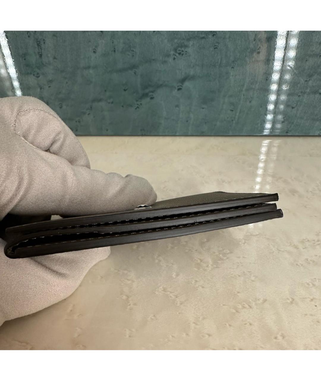 MONTBLANC Бежевый кожаный кардхолдер, фото 7