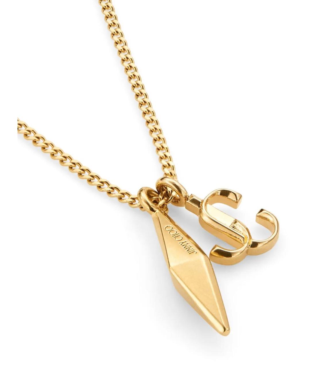 JIMMY CHOO Золотая латунная подвеска, фото 2