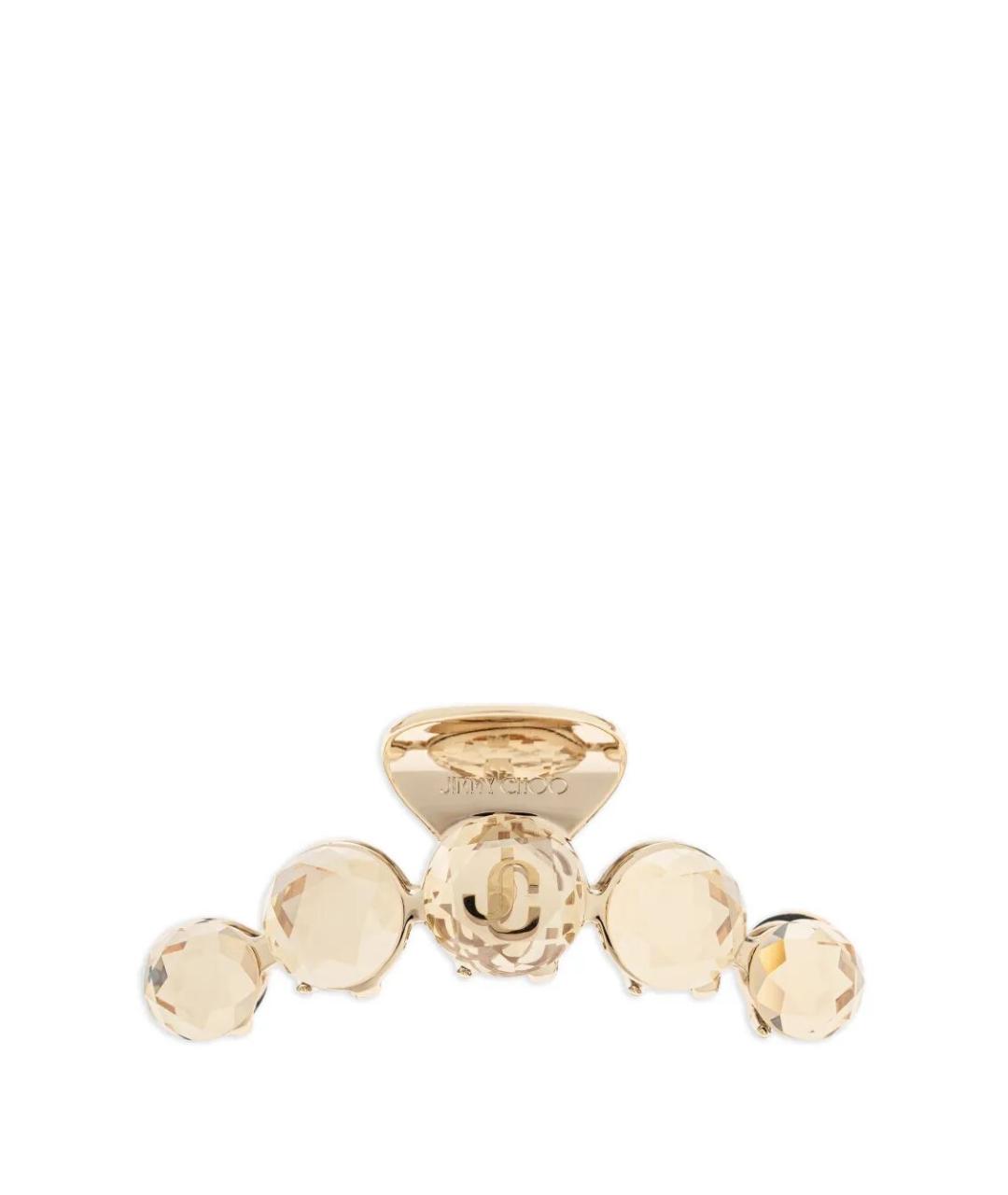 JIMMY CHOO Золотая заколка, фото 1