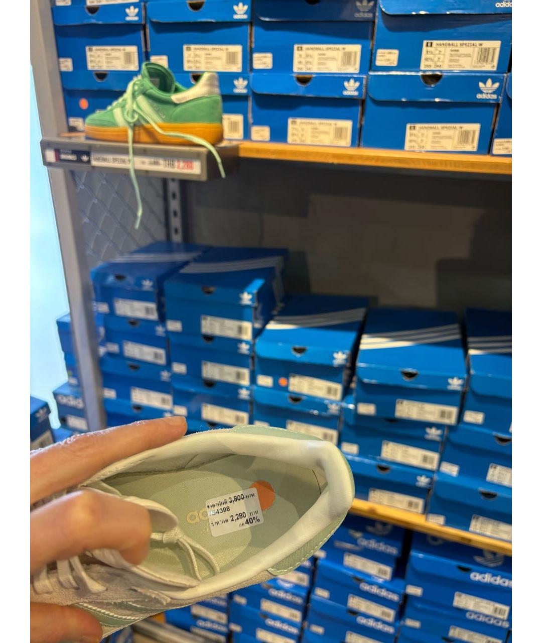 ADIDAS Бирюзовые замшевые кеды, фото 6