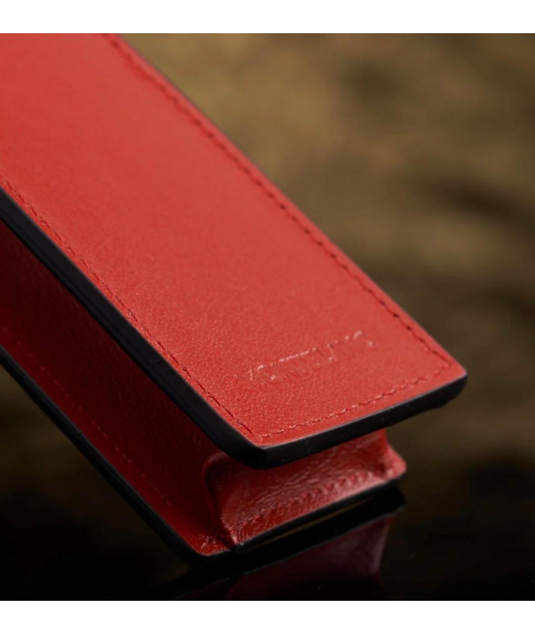 MONTBLANC Коралловая кожаная перьевая ручка, фото 4