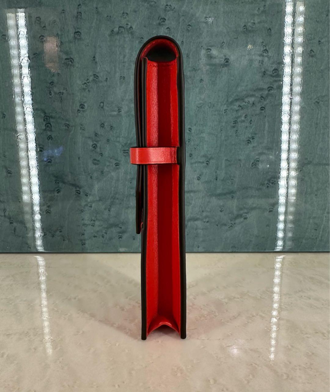 MONTBLANC Коралловая кожаная перьевая ручка, фото 6