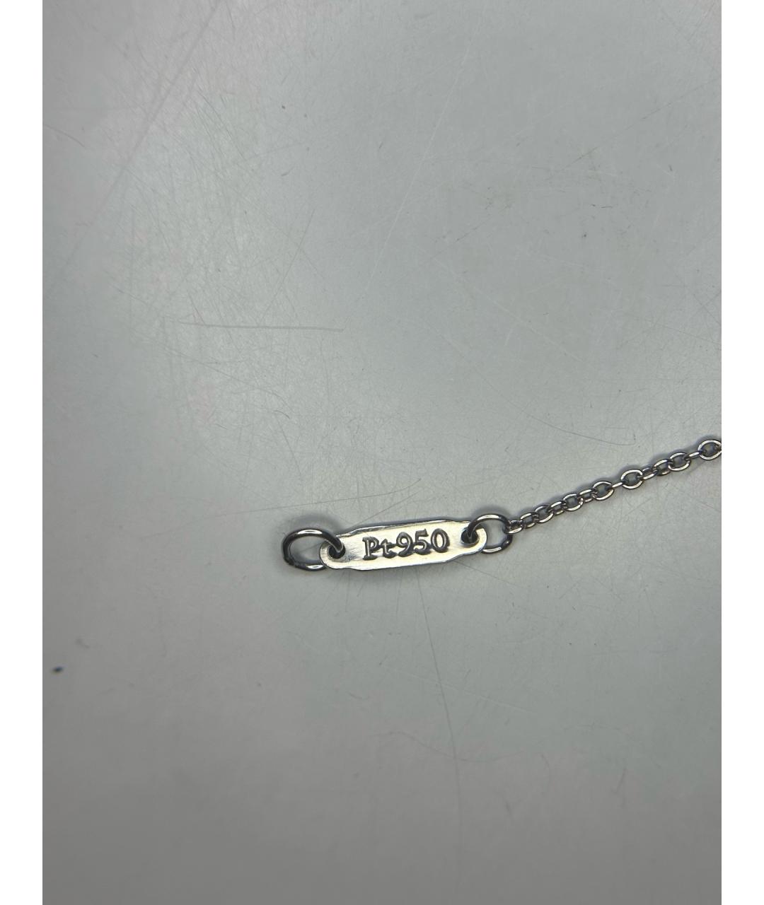 TIFFANY&CO Серебряное платиновое колье, фото 5