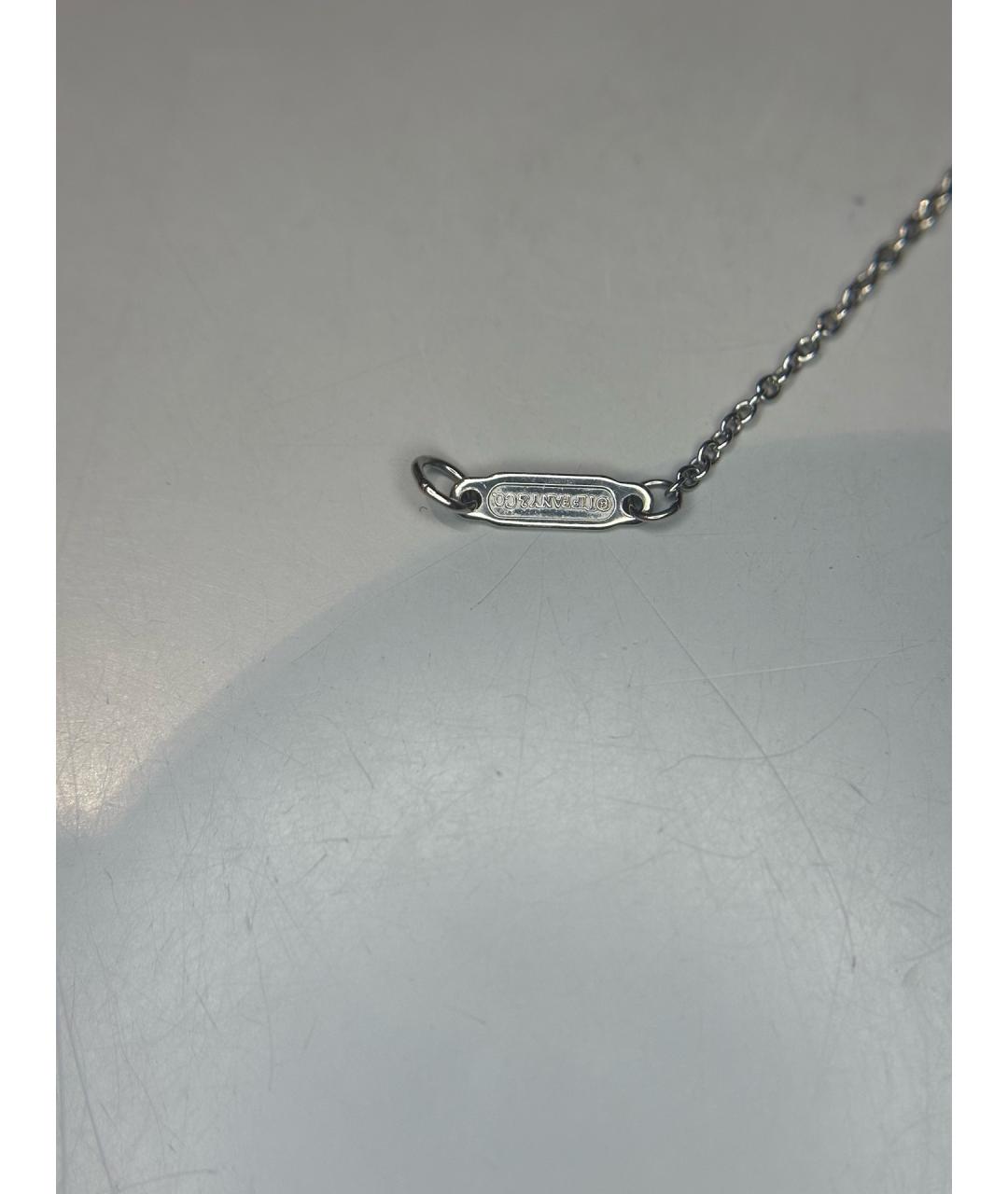 TIFFANY&CO Серебряное платиновое колье, фото 6