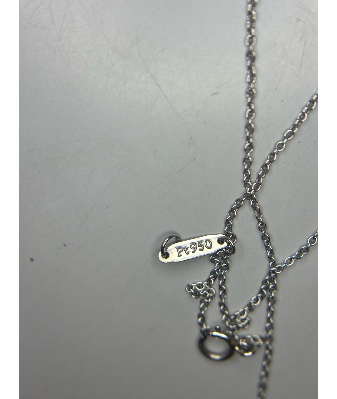 TIFFANY&CO Серебряное платиновое колье, фото 4