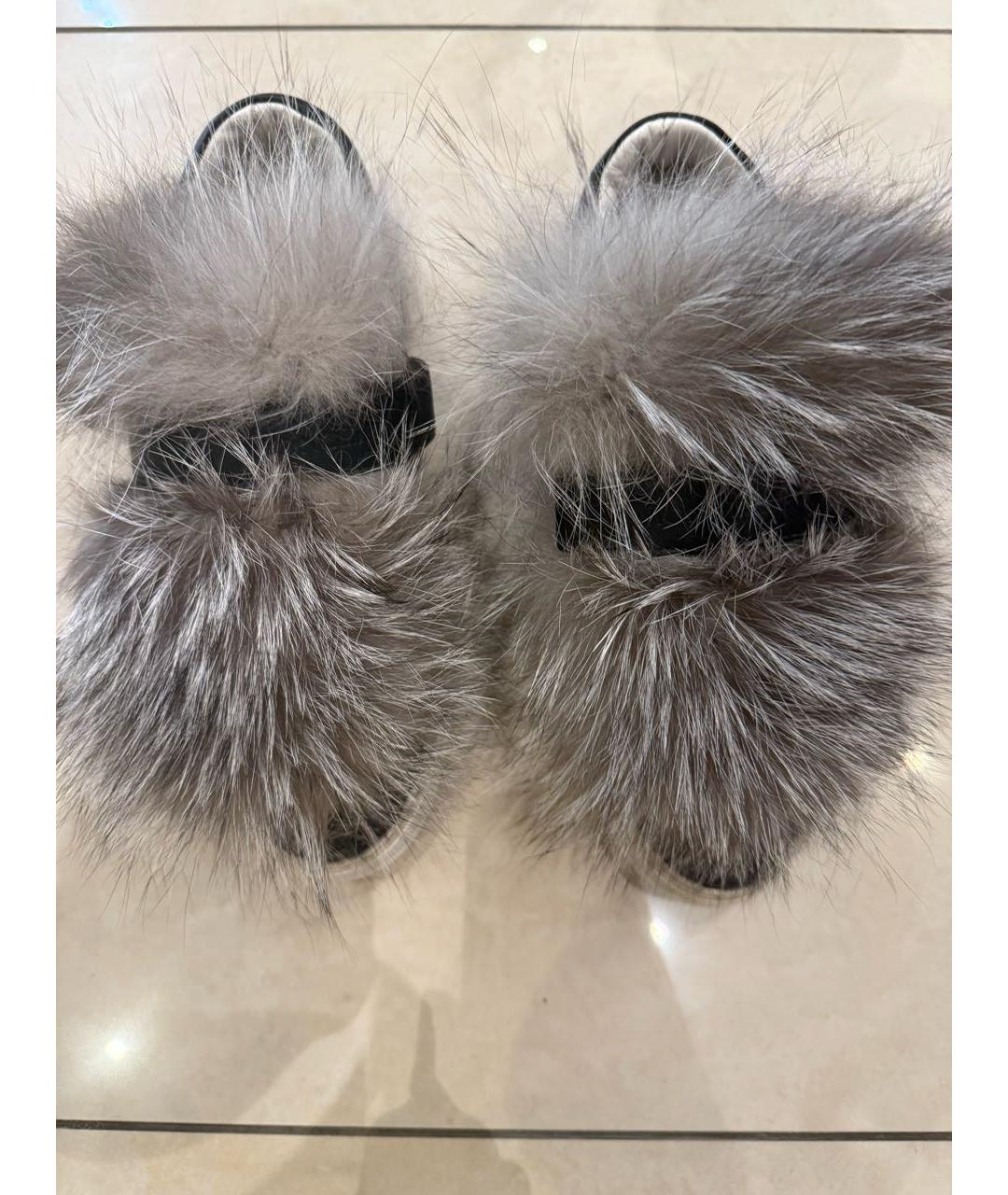 MONCLER Серые кеды, фото 2