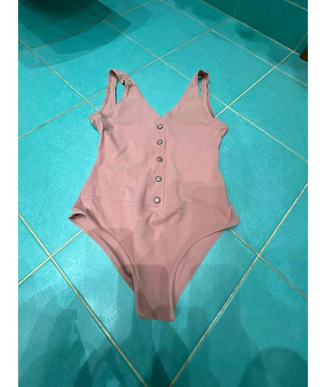CHANEL Розовый полиамидовый купальник, фото 5