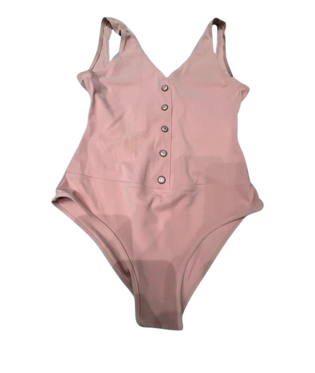 CHANEL Розовый полиамидовый купальник, фото 1