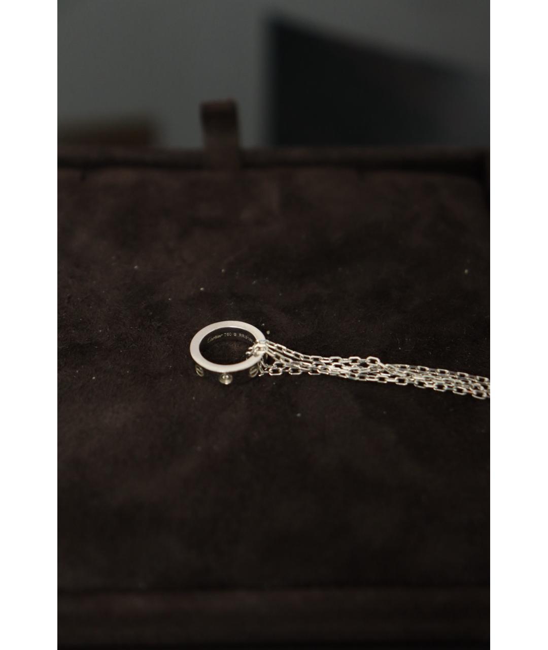 CARTIER Золотое колье из белого золота, фото 3