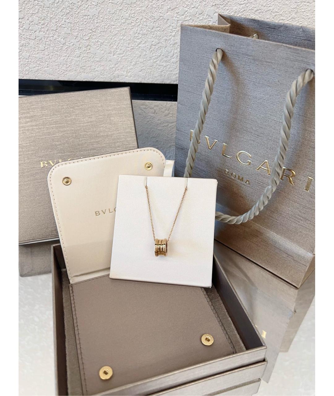 BVLGARI Золотая подвеска из розового золота, фото 3