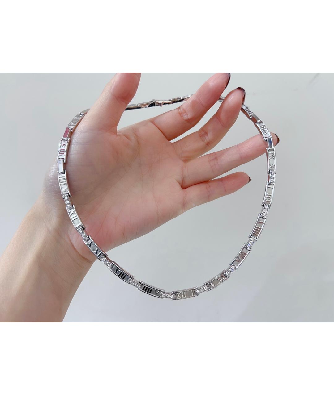 TIFFANY&CO Серебряное колье из белого золота, фото 3