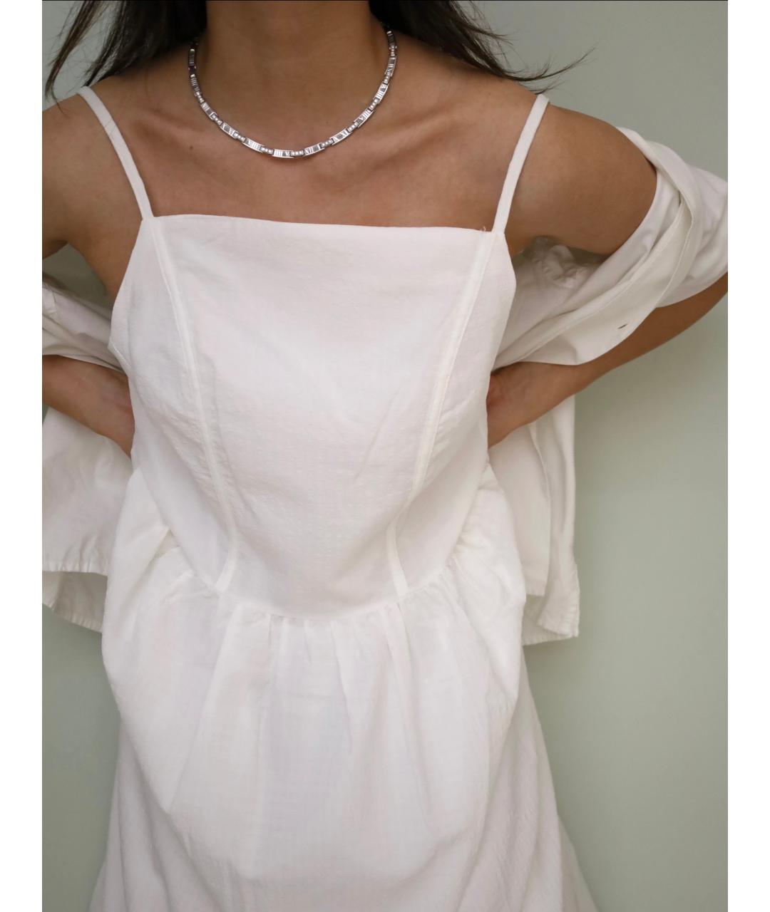 TIFFANY&CO Серебряное колье из белого золота, фото 9