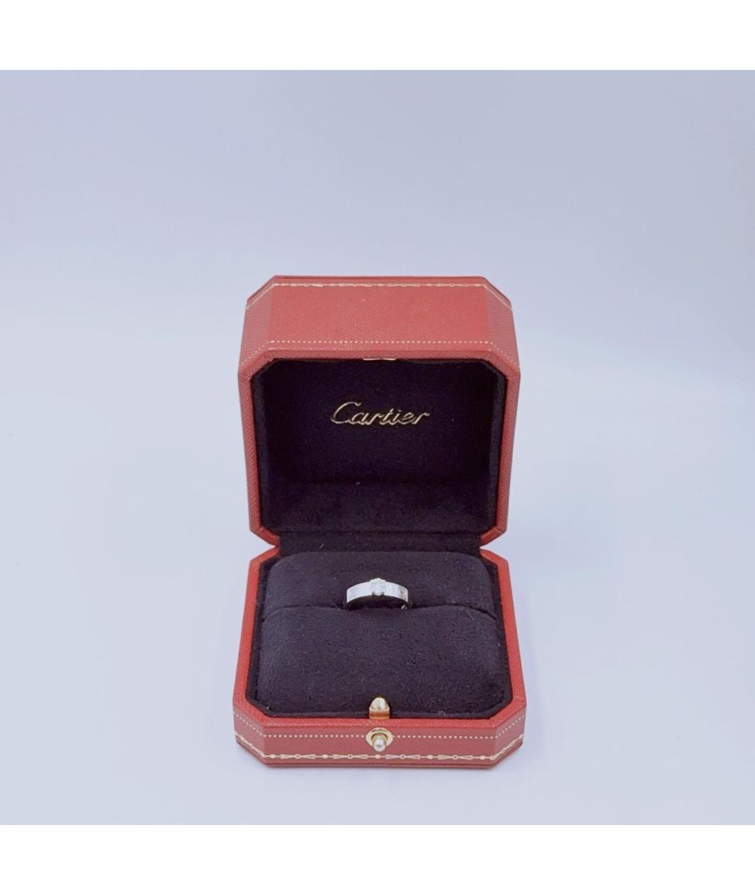 CARTIER Белое кольцо из белого золота, фото 7