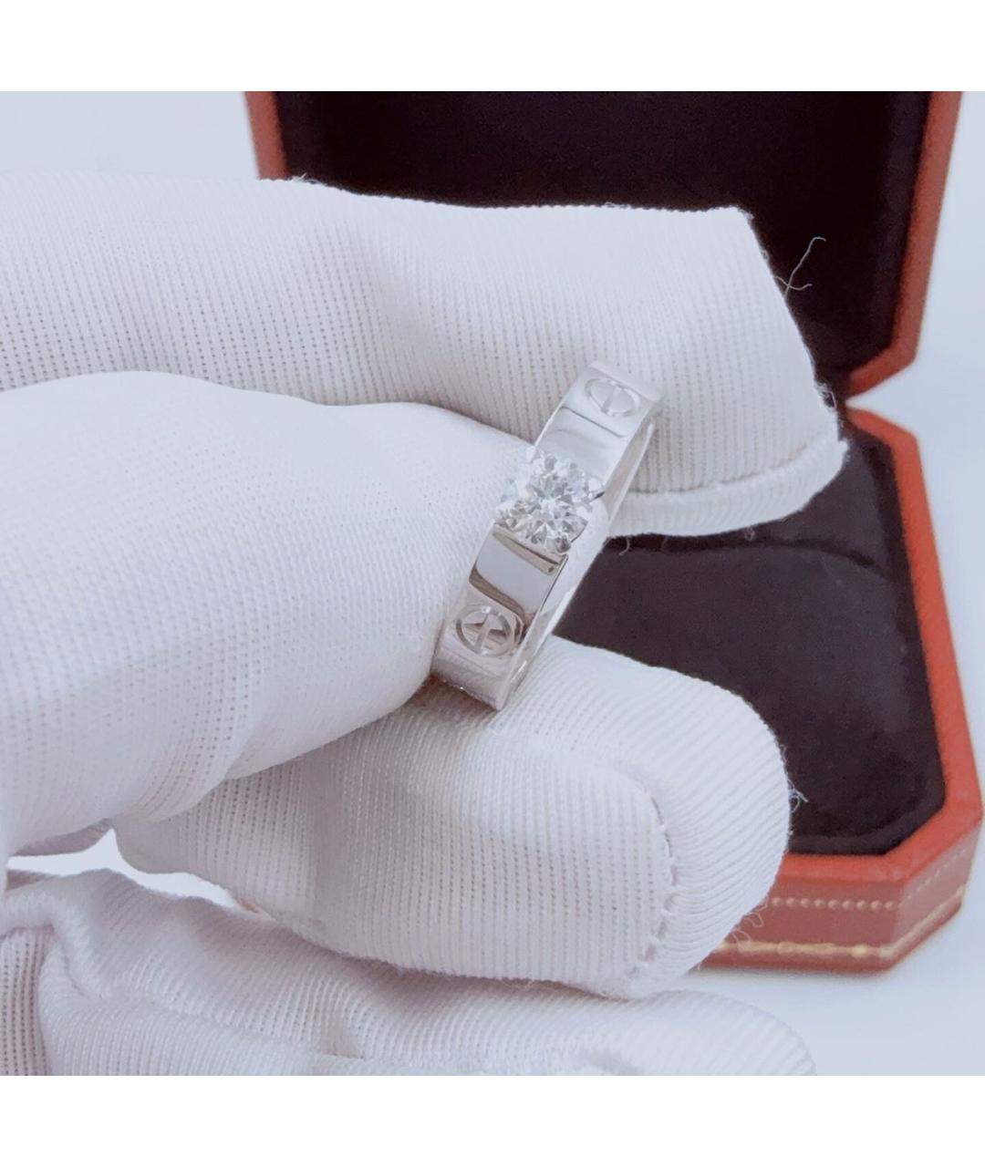 CARTIER Белое кольцо из белого золота, фото 2
