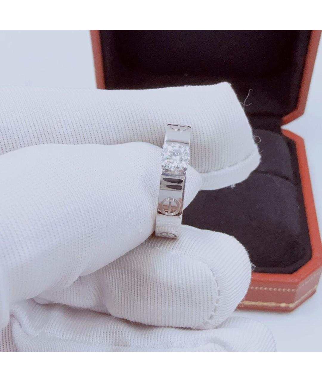 CARTIER Белое кольцо из белого золота, фото 4