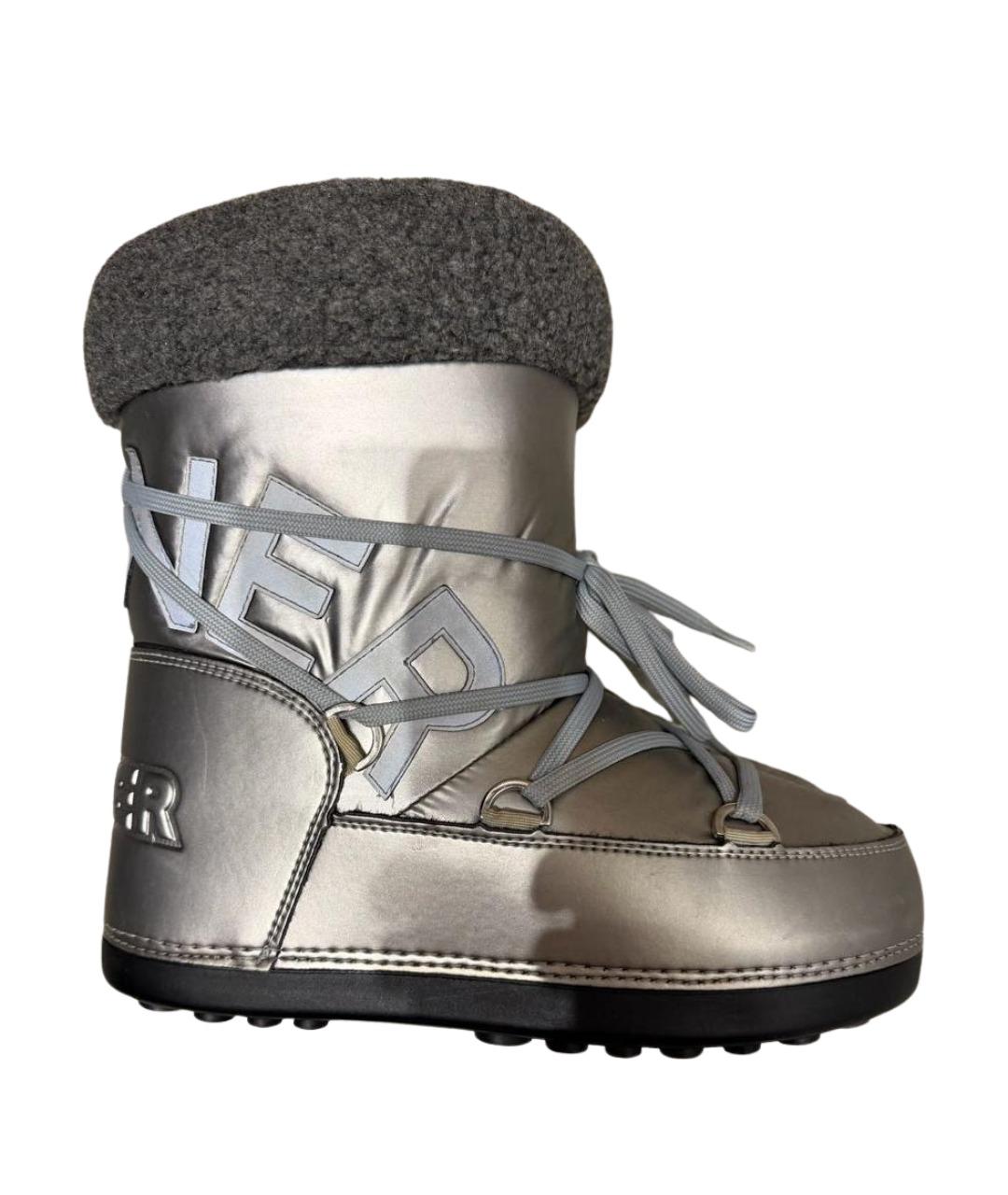 BOGNER Серебряные синтетические сапоги, фото 1