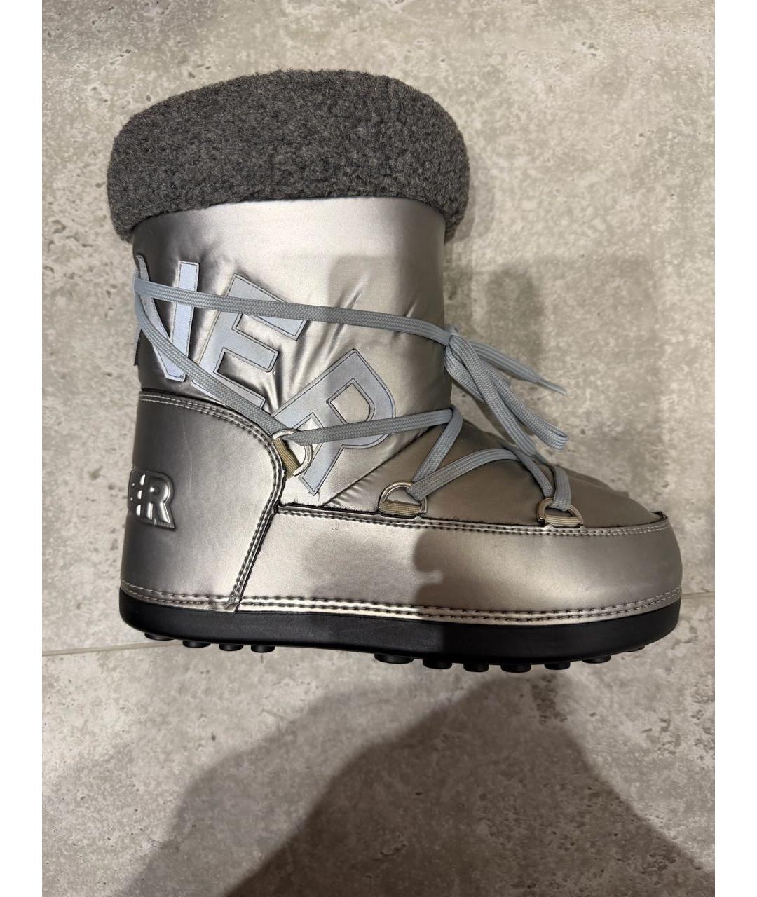 BOGNER Серебряные синтетические сапоги, фото 9