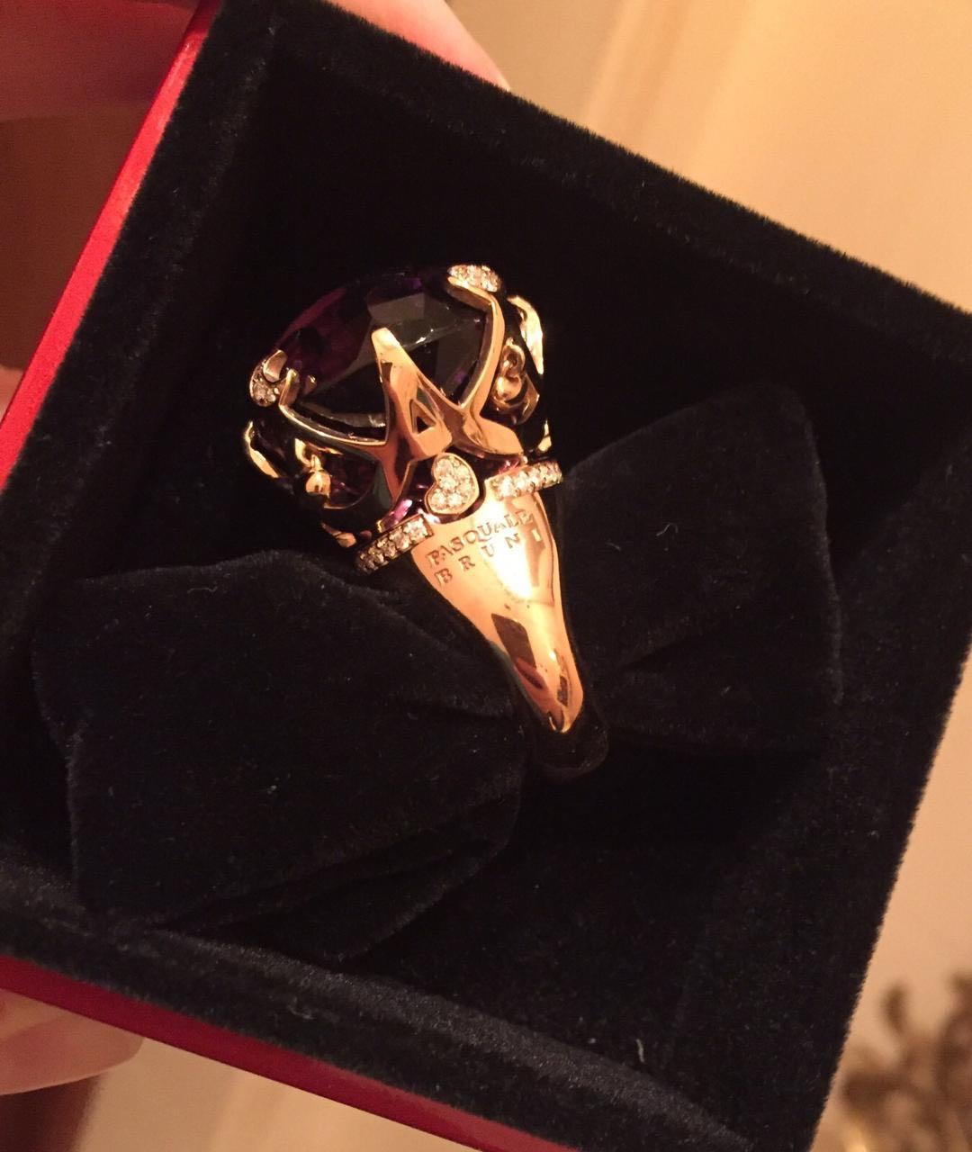 PASQUALE BRUNI Фиолетовое кольцо из розового золота, фото 3