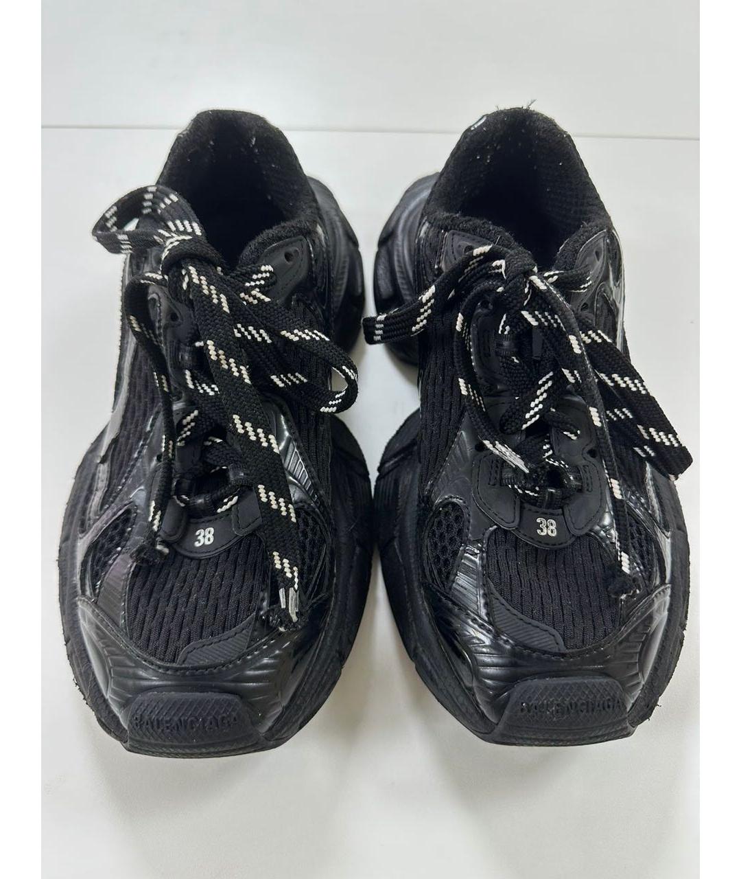 BALENCIAGA Черные текстильные кроссовки, фото 2