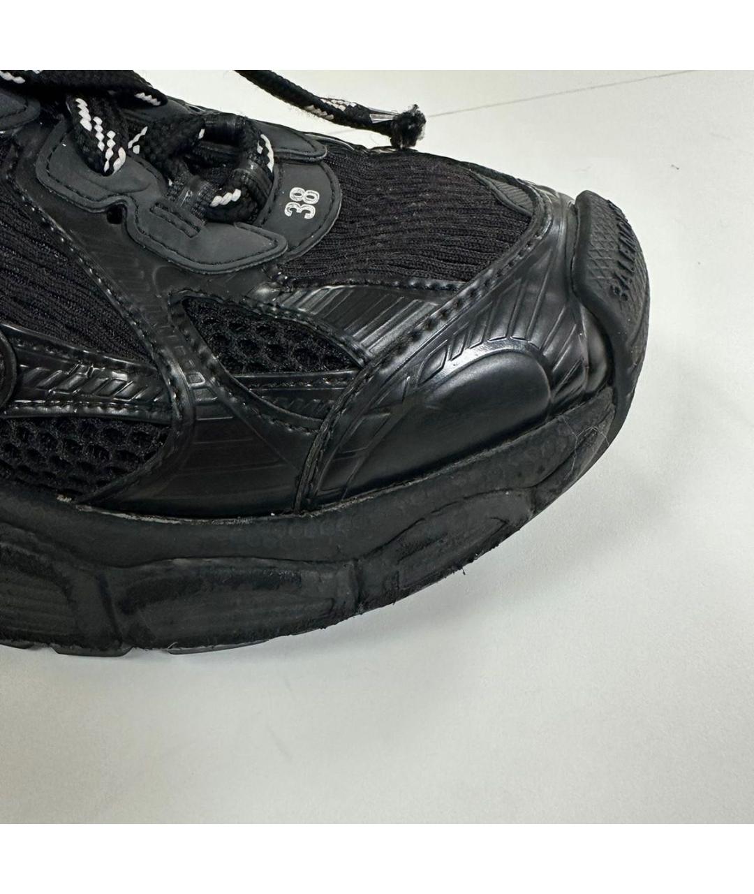 BALENCIAGA Черные текстильные кроссовки, фото 5