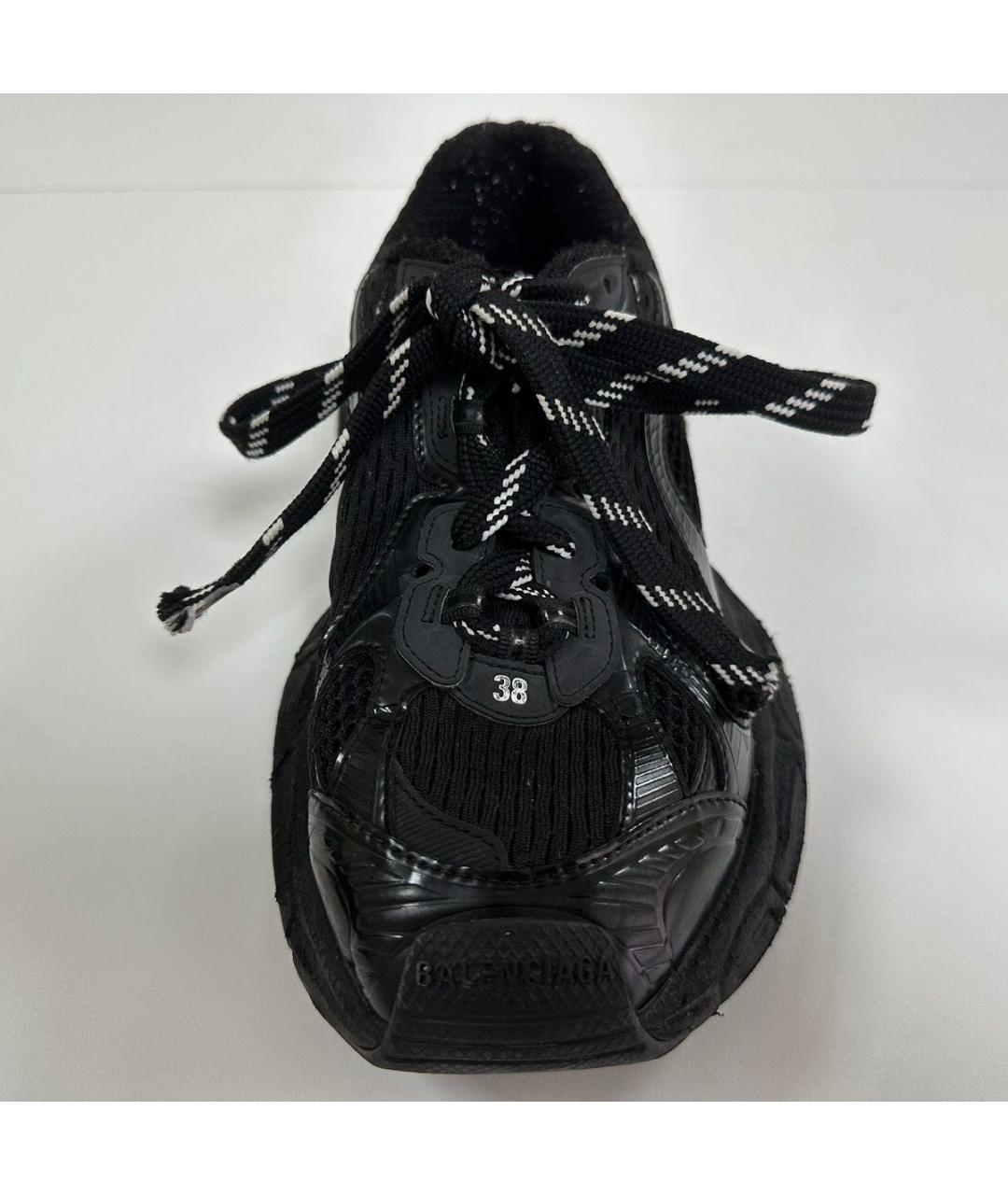 BALENCIAGA Черные текстильные кроссовки, фото 6