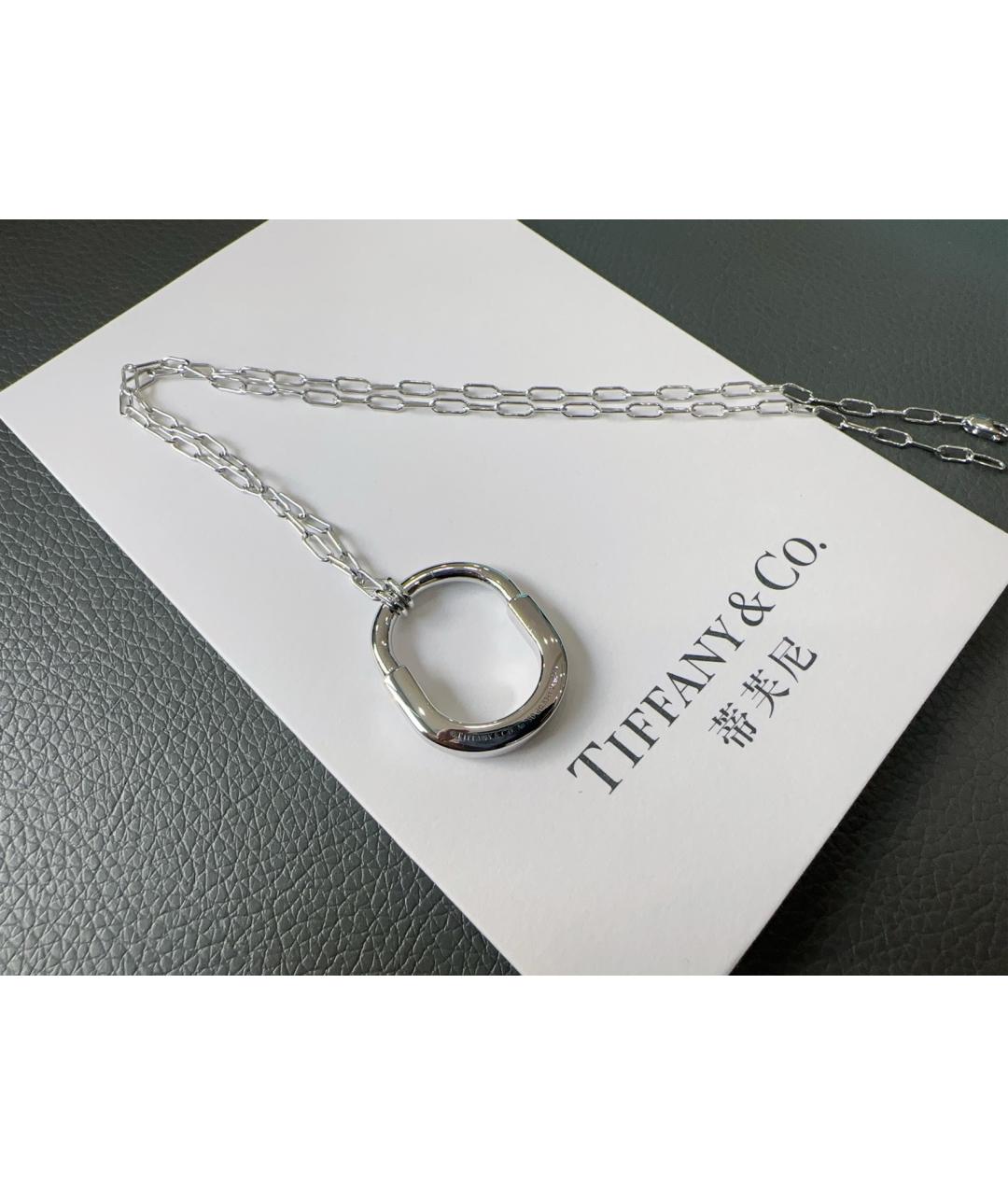 TIFFANY&CO Серебряное колье из белого золота, фото 4