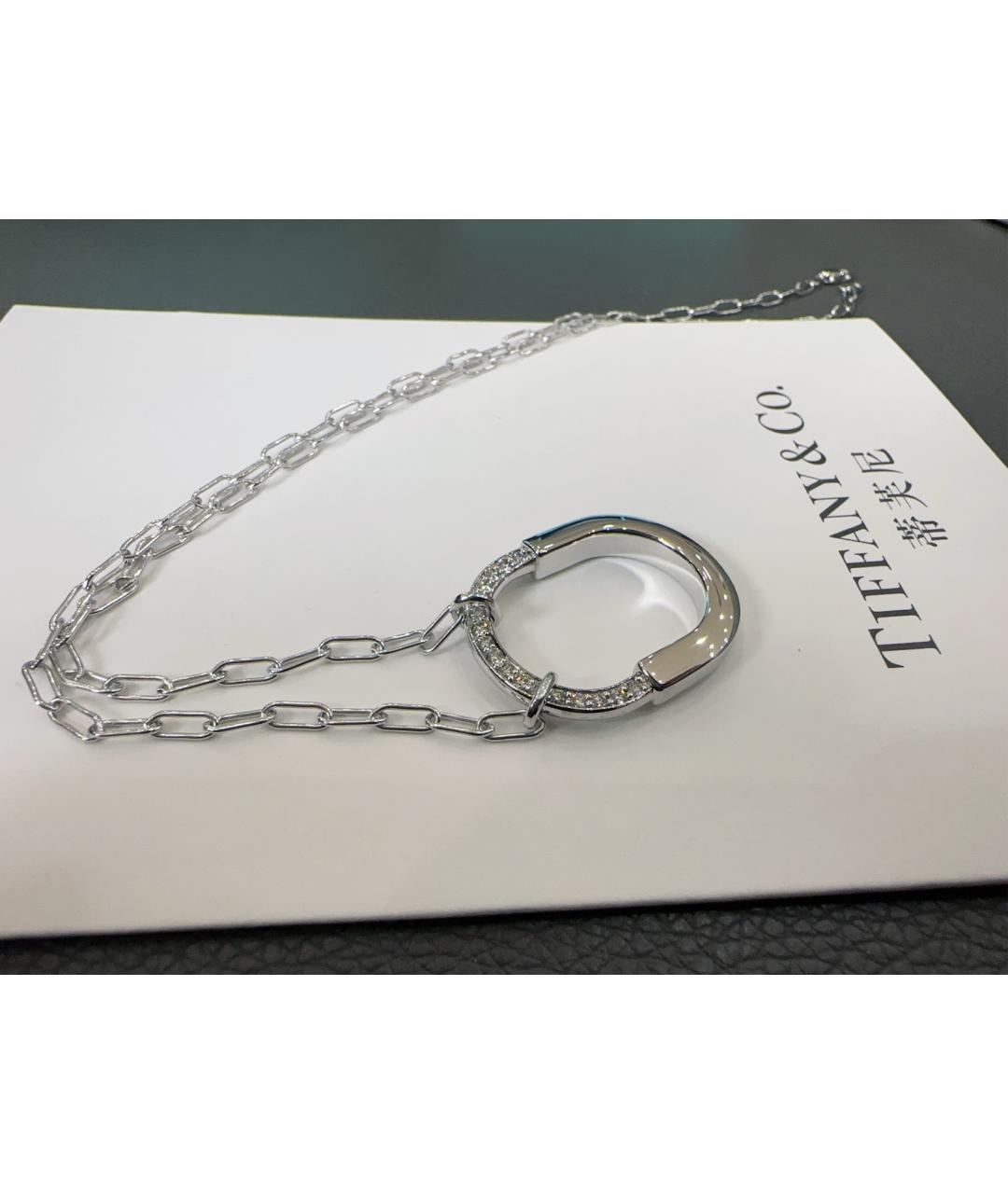 TIFFANY&CO Серебряное колье из белого золота, фото 3