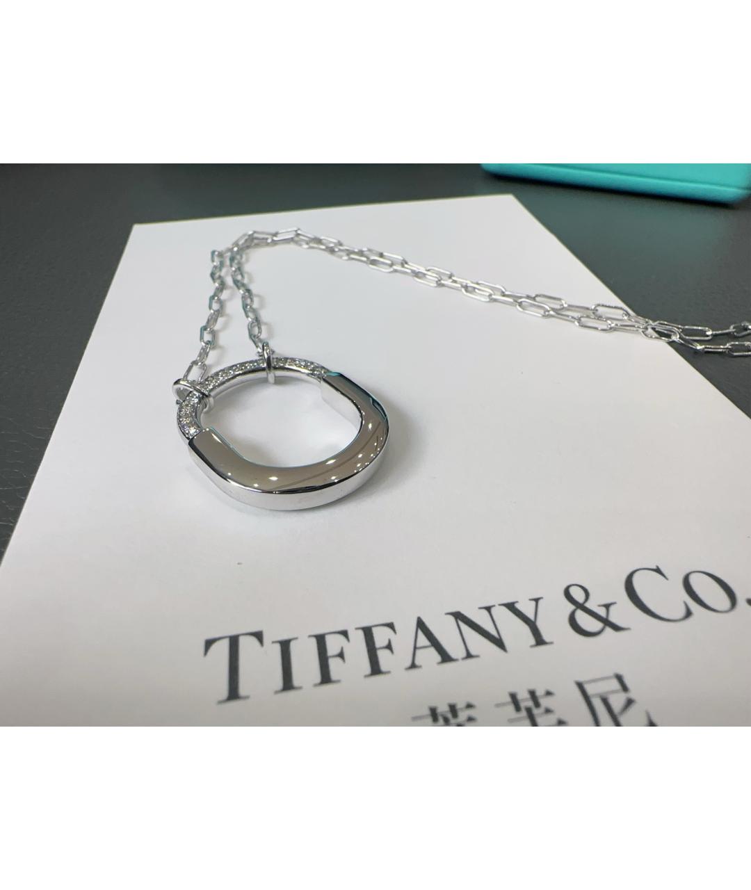 TIFFANY&CO Серебряное колье из белого золота, фото 2