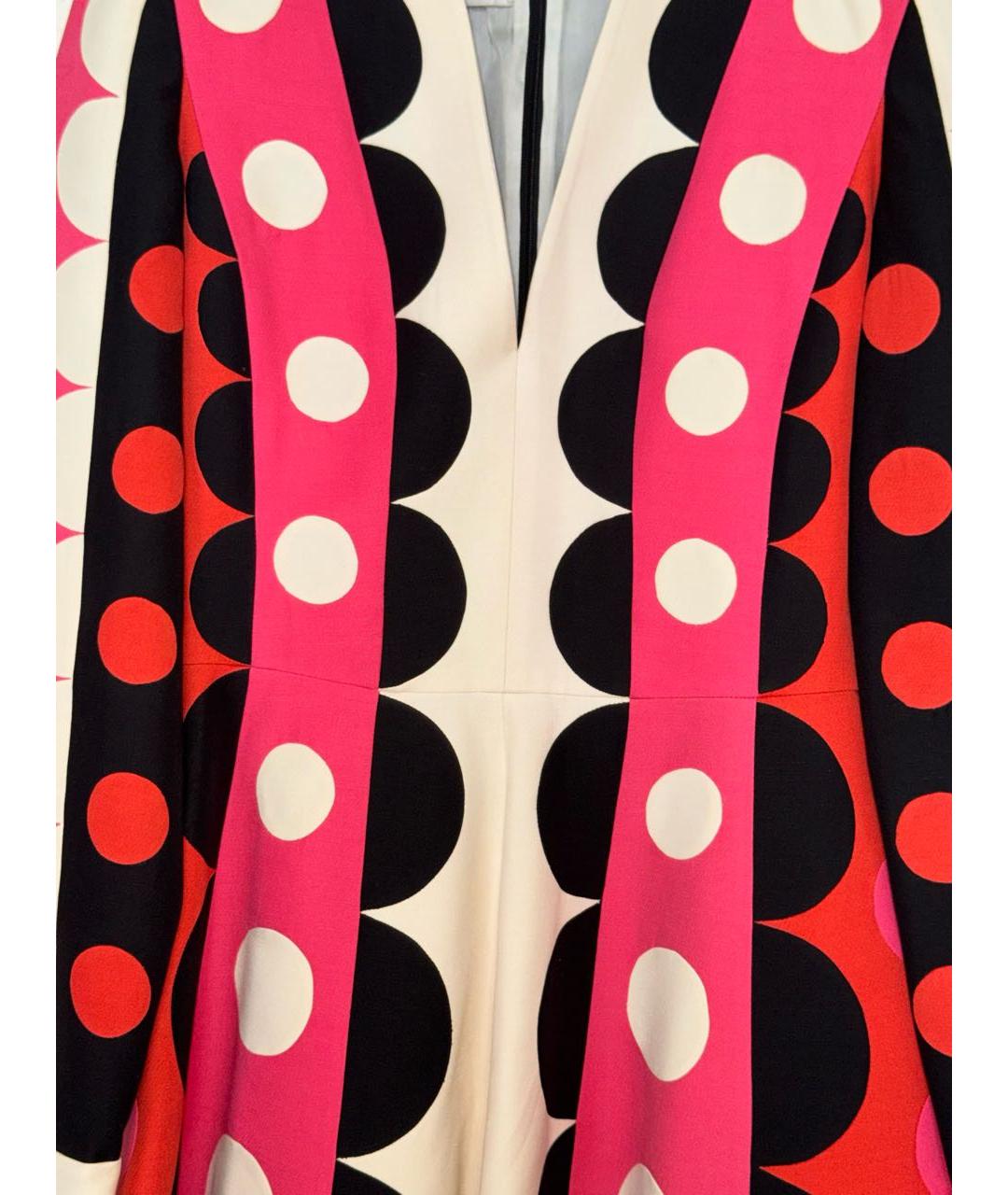 VALENTINO Мульти хлопковое вечернее платье, фото 4